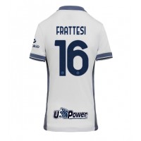 Camisa de Futebol Inter Milan Davide Frattesi #16 Equipamento Secundário Mulheres 2024-25 Manga Curta